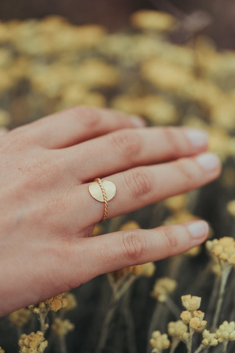 Ring Ninon (massief 18k goud)
