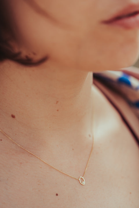 Halsketting Fee Ophélie (pre-order, massief 18k goud)
