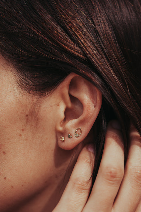 Oorring Fee Viviane (massief 18k goud)