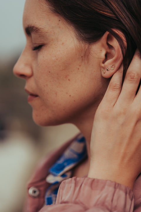 Oorring Fee Viviane (massief 18k goud)