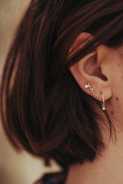 Minicreool Fee Morgane (massief 18k goud)