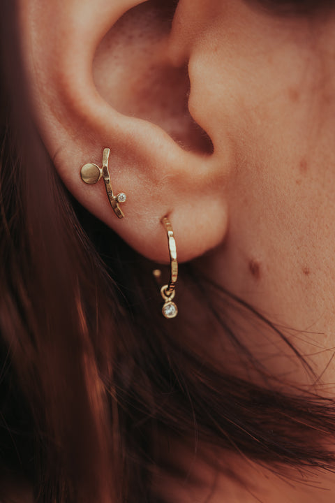 Oorring Fee Margot (massief 18k goud)