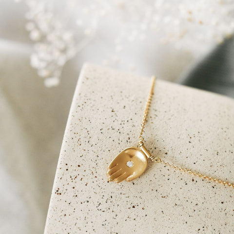 Halsketting éclaireuse (massief 18k goud)