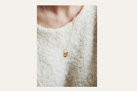 Halsketting Veilleuse (verguld)