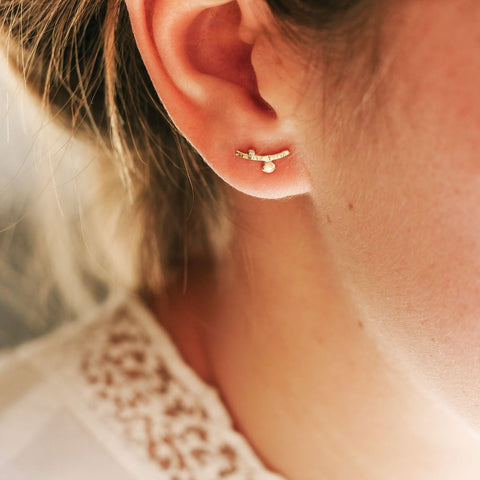 Oorring Fee Margot (massief 18k goud)