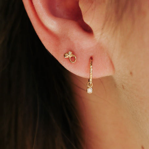 Oorring Fee Viviane (massief 18k goud)