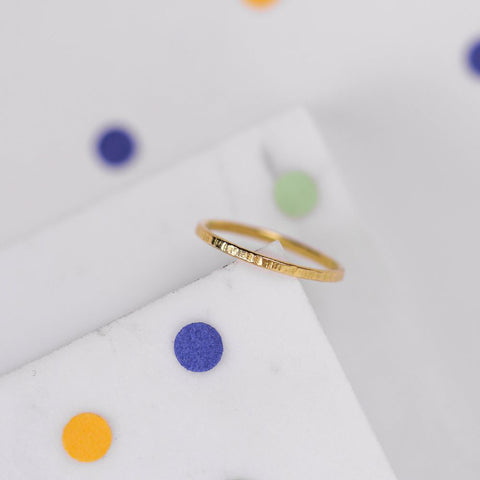 Ring Fée Clochette (massief 18k goud)
