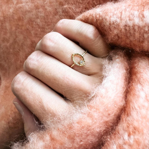 Ring Fée Ophélie (massief 18k goud)