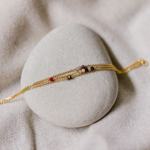 Armband Uma - multicolor (verguld)