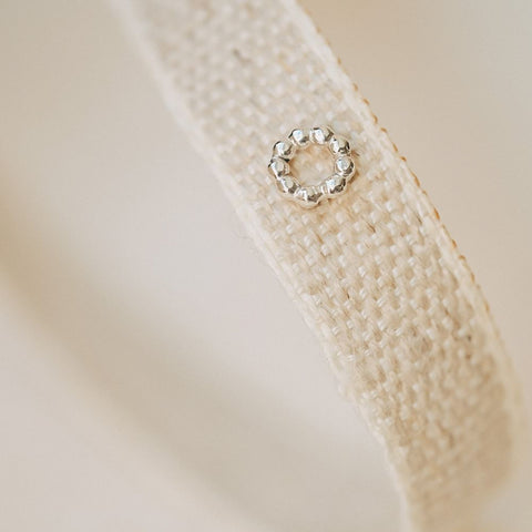Oorring Clio - zilver