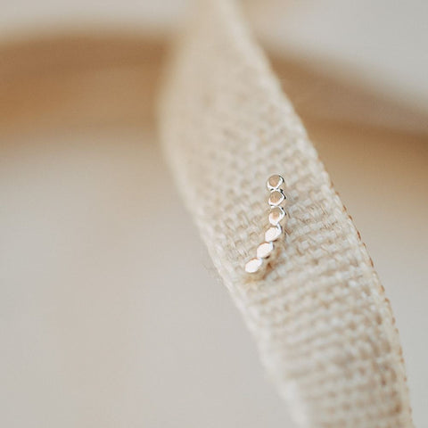 Oorring Lila - zilver