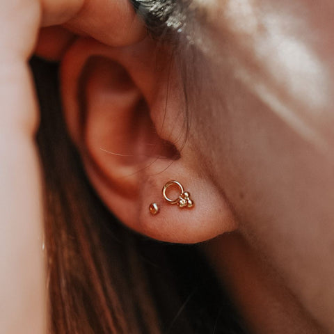 Oorring Rachel - zilver