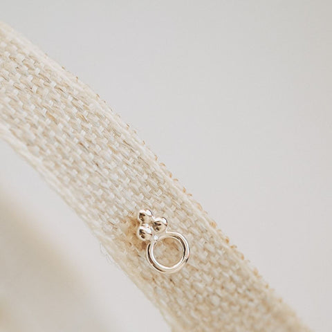 Oorring Rachel - zilver