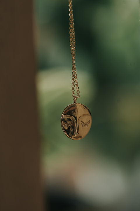 Halsketting Veilleuse (verguld)