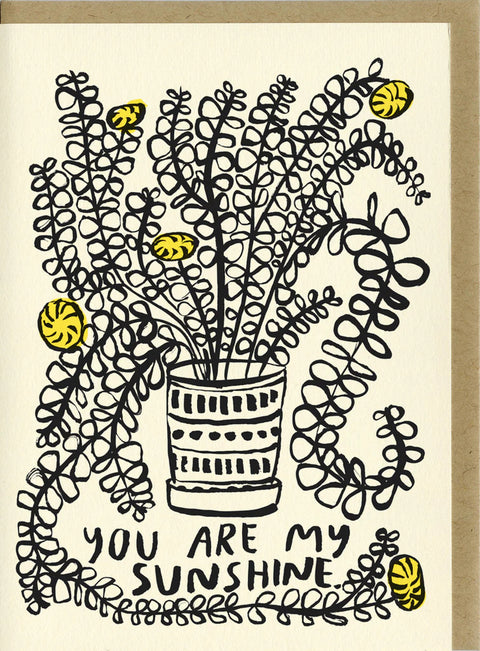 Wenskaart - You Are My Sunshine