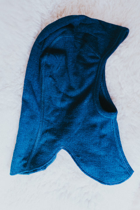 Balaclava uit wol - donkerblauw