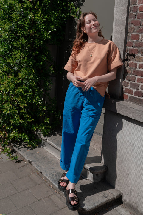 Sweater met korte mouwen