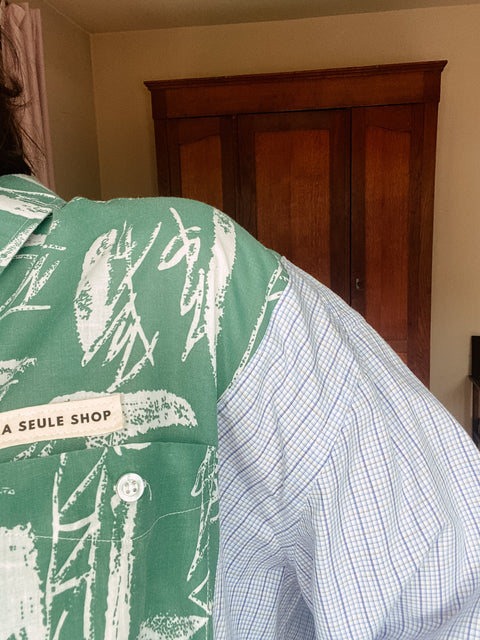 Hemd: pièce unique ( groene print )