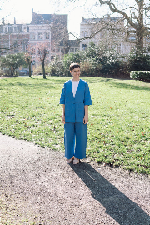 Jasje 'Catia Twill' - Strong blue