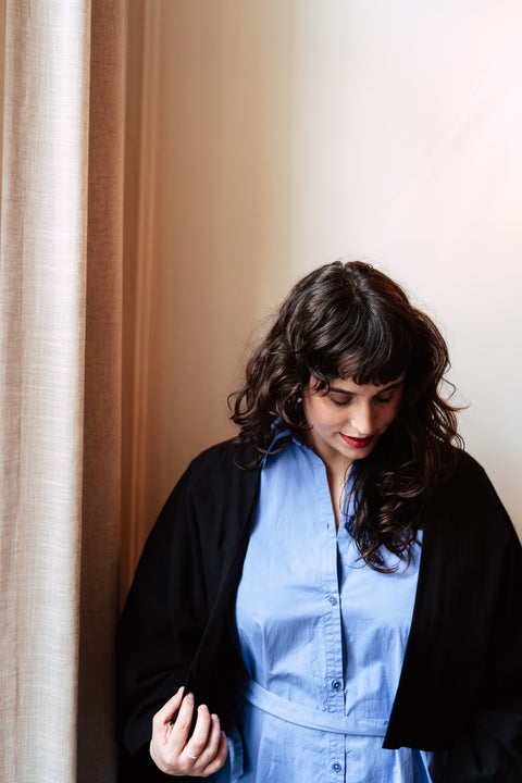 Kimono jacket - black (laatste S)