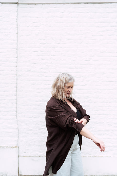 Chichi dress/blouse - dark brown