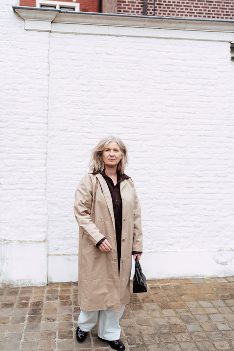 Trenchcoat - khaki/camel