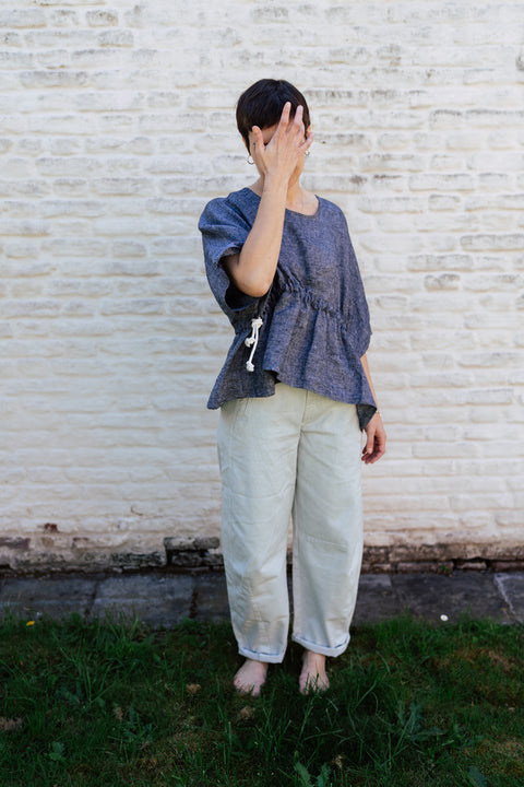 Broek 'Wynn' wash denim - ocean (nieuwe maatjes!)