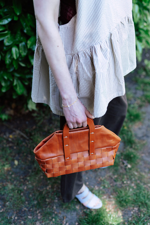 Loose tanktop - ecru/caramel