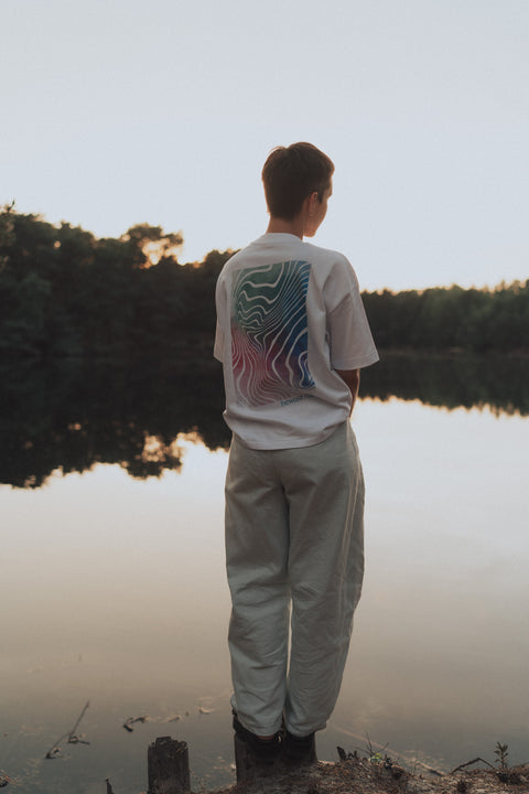 Uniseks T-shirt 'bewust naïef'