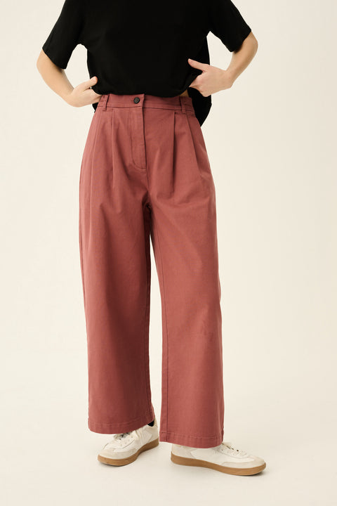 Prudie broek - Berry rose
