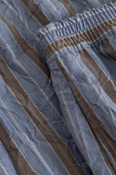 Pilar skirt melange stripe brown/blue