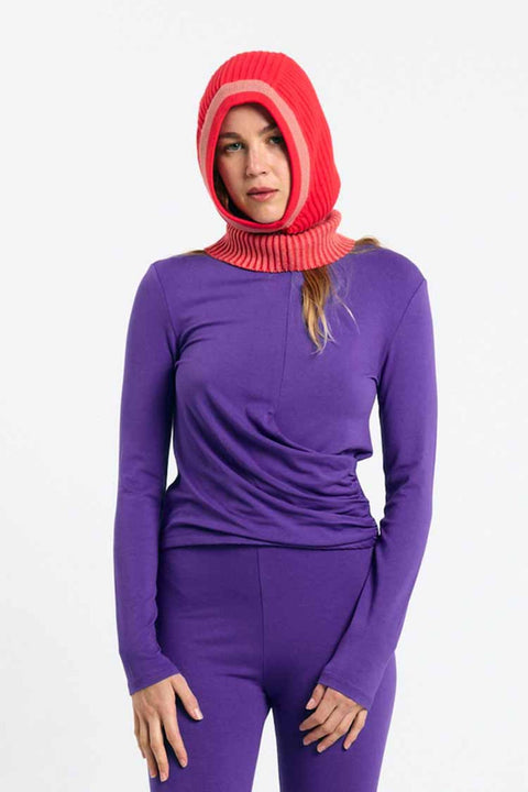 Regina balaclava bicolor red