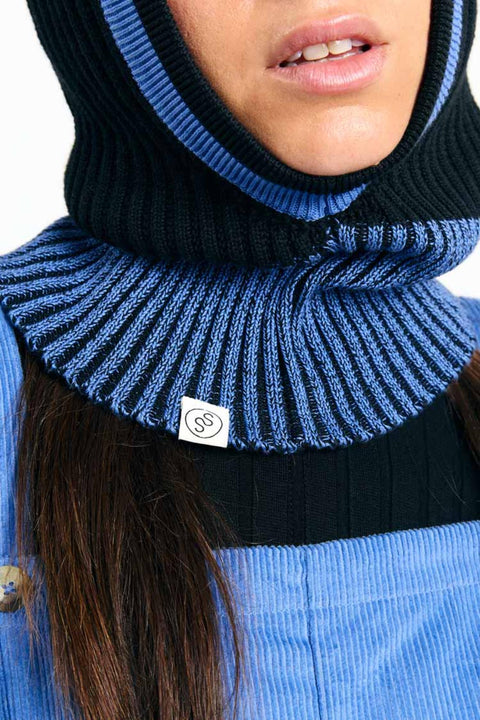 Regina balaclava bicolor black