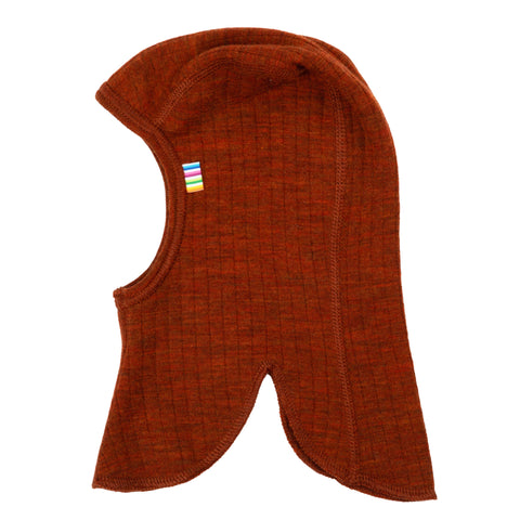 Balaclava uit wol - russet