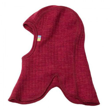 Balaclava uit wol - fuchsia