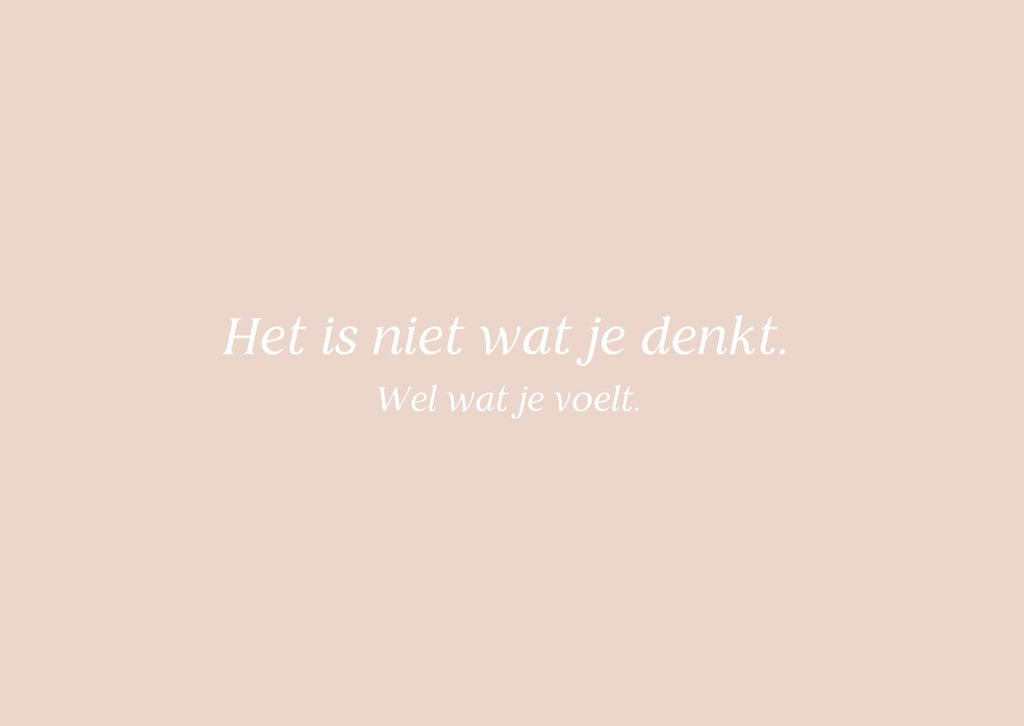 Wenskaart Het is niet wat je denkt. studio paus