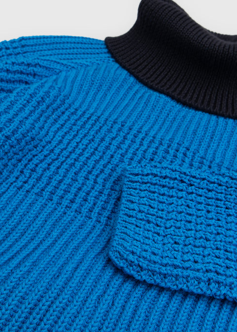 ARI turtleneck sweater - blue