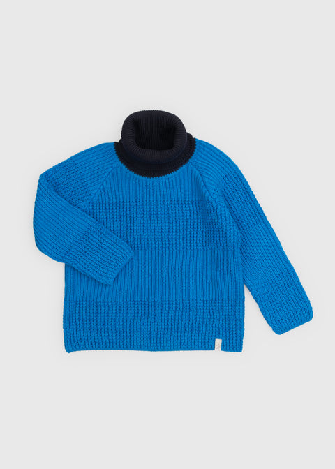 ARI turtleneck sweater - blue