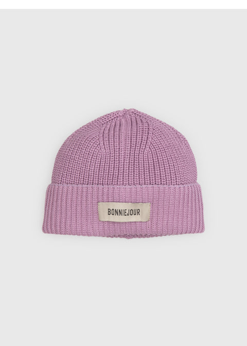 Bil beanie - mauve