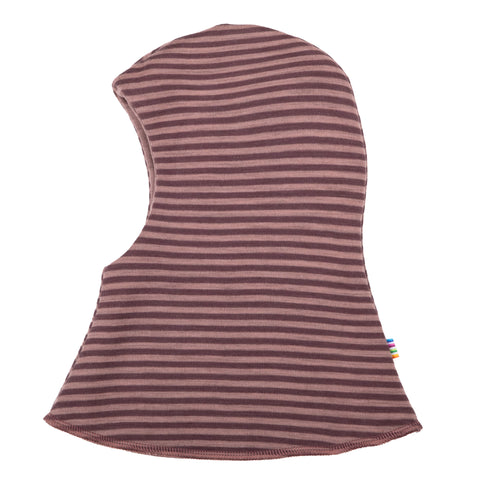 Balaclava uit wol - Rose (gestreept)