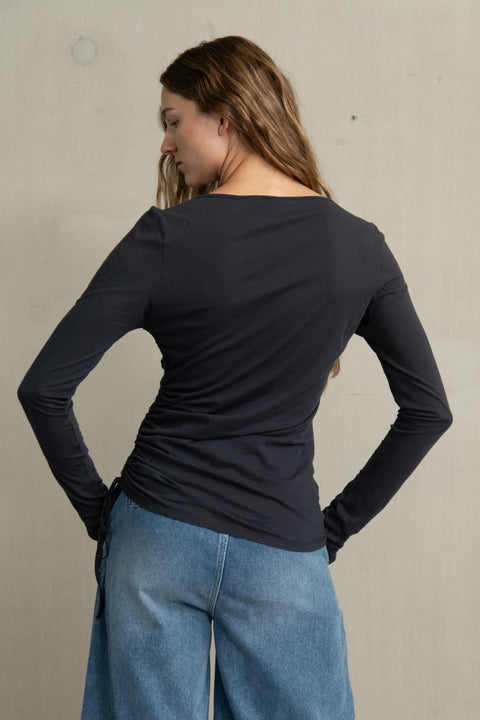 Bela longsleeve graphite