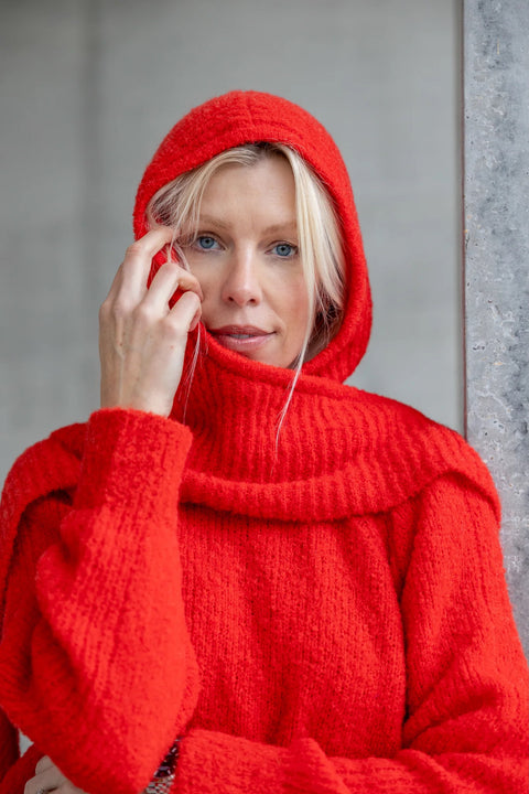 Bivak scarf - Rooting red