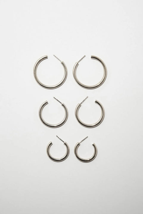 Bold Hoops n°1 (mini, zilver)