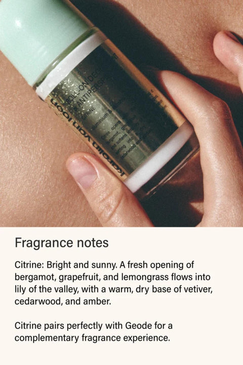 Citrine deodorant - de zonnigste anti-transpirant