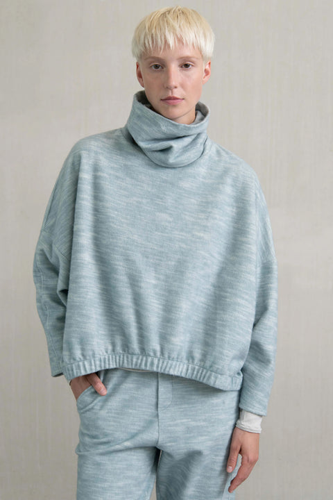 Sweater CLAMOUR - Aqua