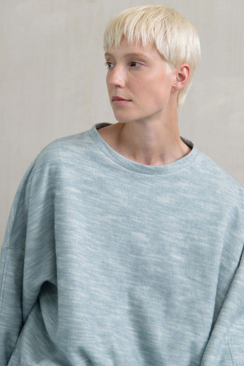 Sweater CLAMOUR - Aqua