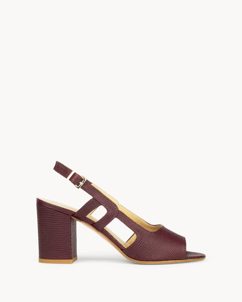 Sandaal 'Elvi' - bordeaux