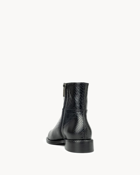 Enkellaars Febe - python black