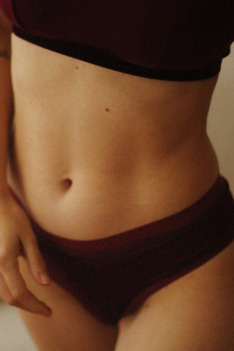 Bamboo tanga - bordeaux