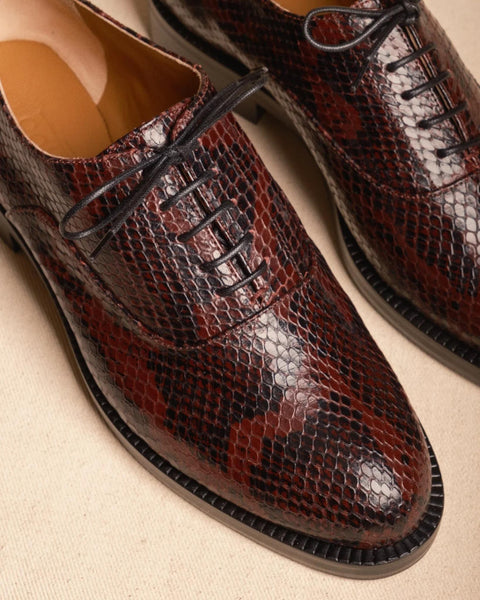 Veterschoen Fran - cobra bordeaux